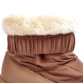 Seastar Beige Damen-Schneestiefel mit dicker Sohle 2