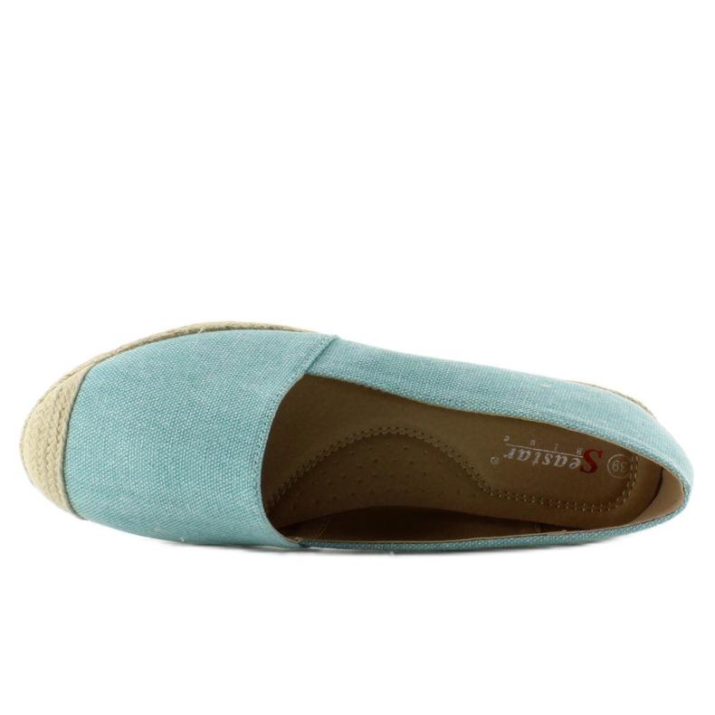 Espadrilles mit Zehenkappe aus Leinen JH23P L. Blau 2