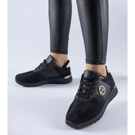 Schwarze Almenno-Sportsneaker 1