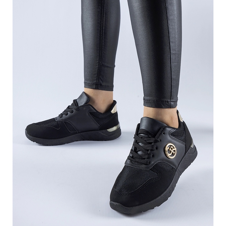 Schwarze Almenno-Sportsneaker 1