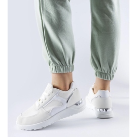 Weiße Sneaker aus Gallo-Kombinationsmaterialien 1