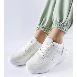 Weiße Sneaker aus Gallo-Kombinationsmaterialien 2