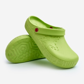 Leichte Herren-Flipflops Crocs Big Star II175005 Grün 2