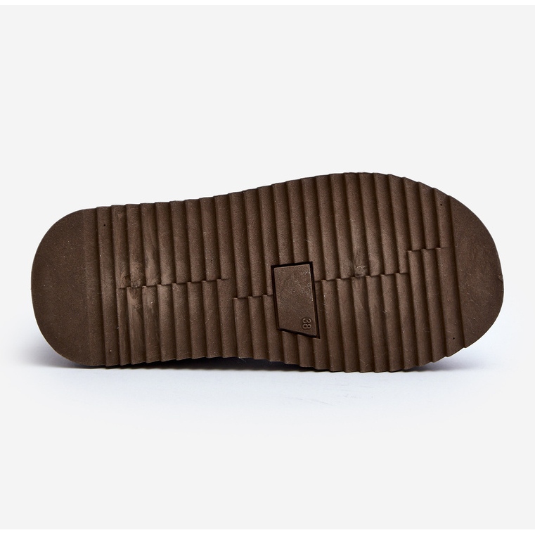 Damen-Schneestiefel mit dicker Sohle Caliksa braun 1