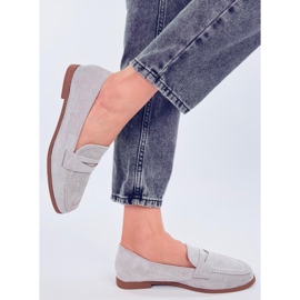 Dorry Grey Damenmokassins grau 1