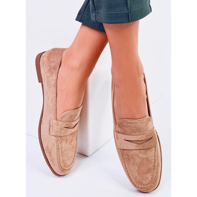 Dorry Khaki Damenmokassins beige 1