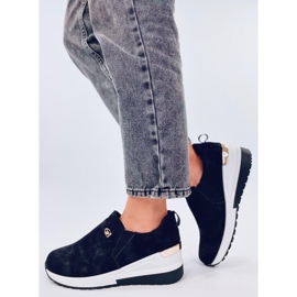 Hense Schwarze Keilschuhe 1