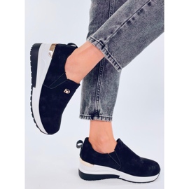 Hense Schwarze Keilschuhe 2