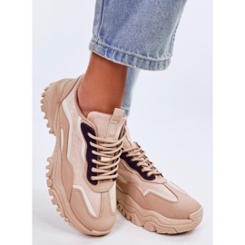 Lammes Khaki Damen-Sneaker beige 2