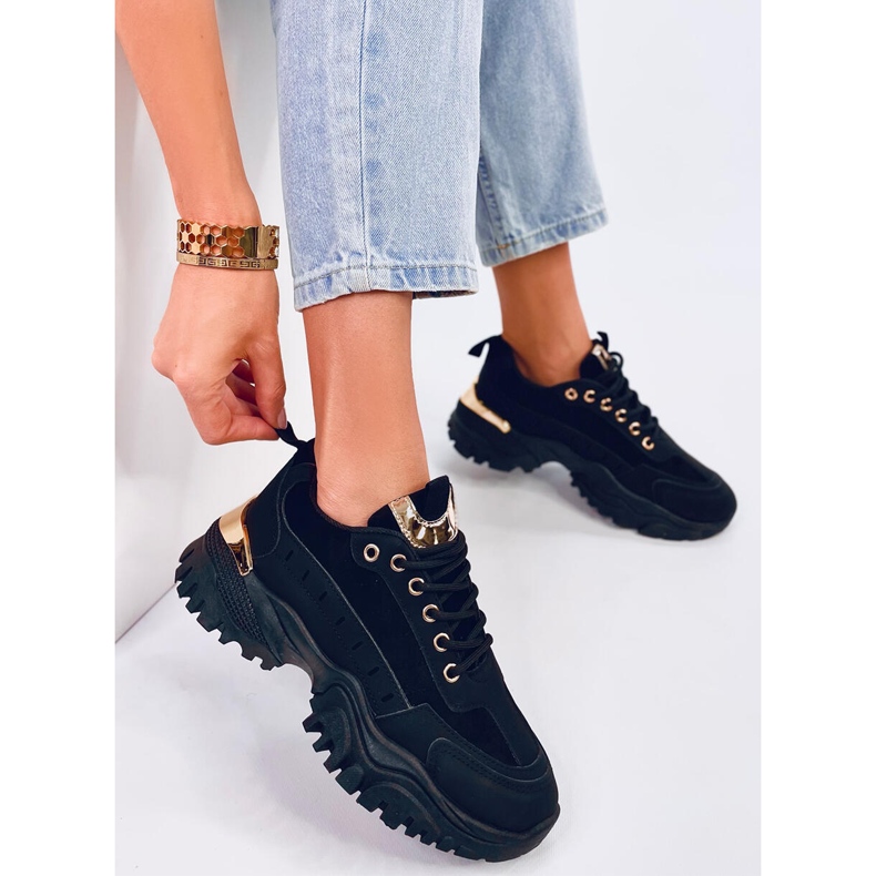 Jankei Schwarze Damen-Sportschuhe 1