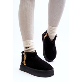 Plateau-Schneestiefel mit schwarzem Udra-Muster 2