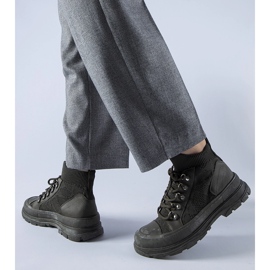 Grüne High-Top-Sneaker aus Stoff von Casalma 1