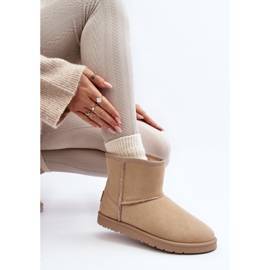 Damen Cross Jeans Schneestiefel MM2R4023C Beige 2