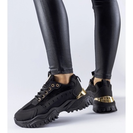 Laudes schwarze Sport-Sneaker 1