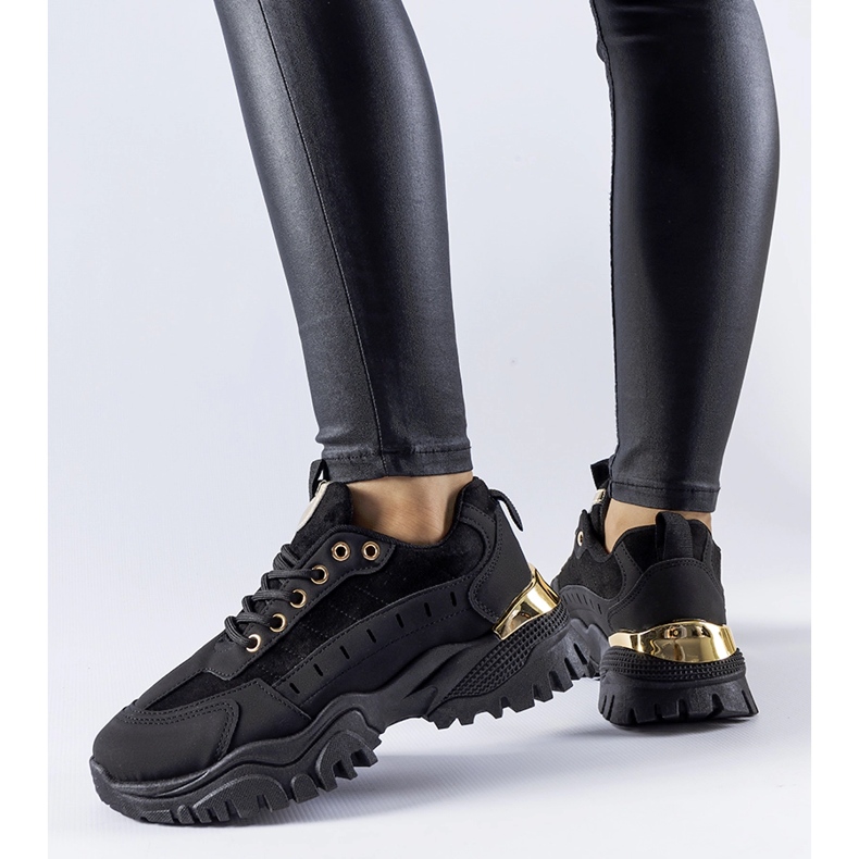 Laudes schwarze Sport-Sneaker 1