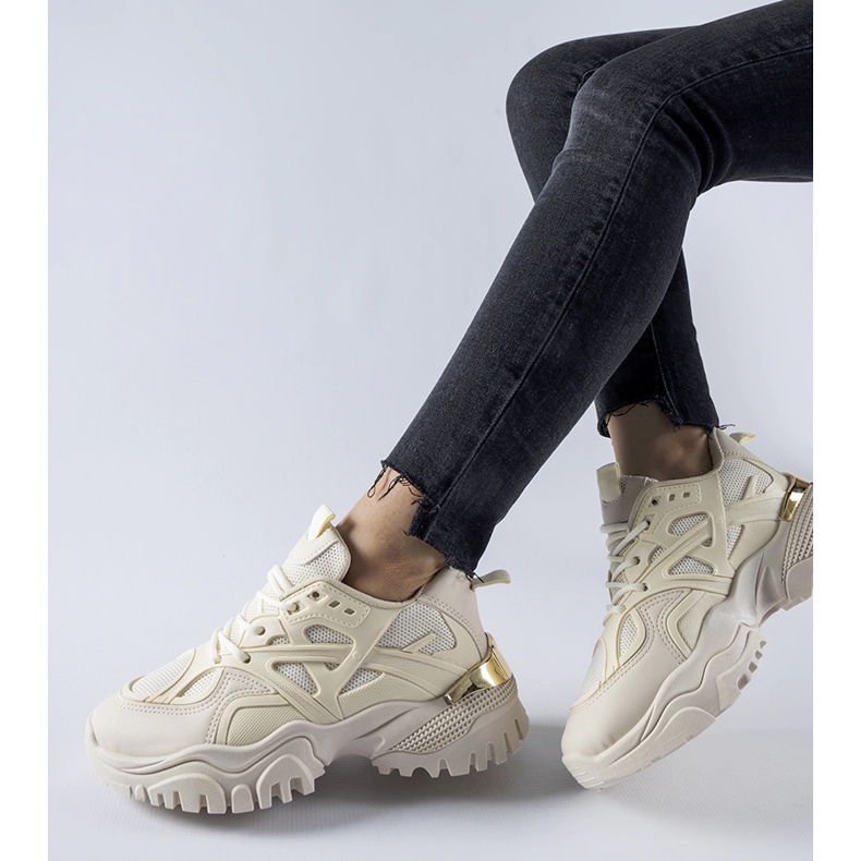 Beige Sport-Sneaker von Cislago 1