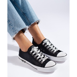 Big Star-Turnschuhe für Damen KK274096 schwarz 1