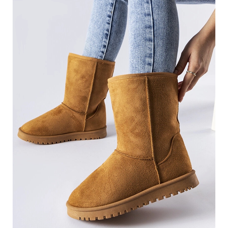 Braune isolierte klassische Ireneo-Schneestiefel 1