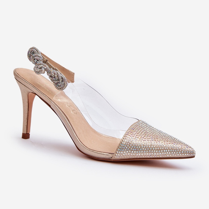 D&amp;A MR1966-11 High Heels mit Goldverzierung golden 1