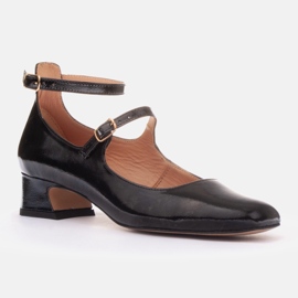 Marco Shoes Pumps im Mary-Jane-Stil schwarz 1