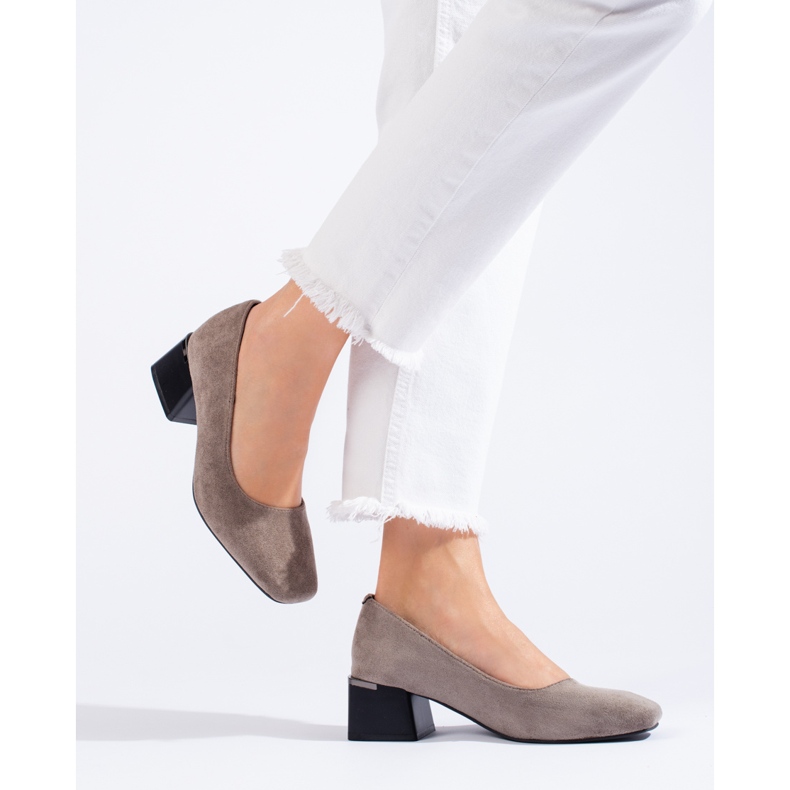 Stylische Pumps High Heels La.Fi grau 2