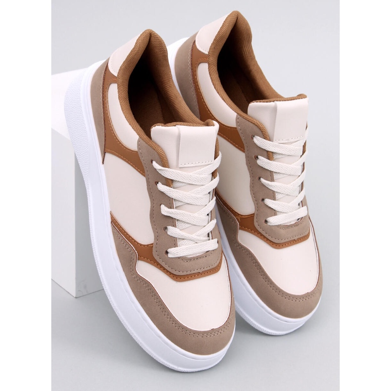 Brewer Khaki Panda Damen-Sneaker beige 1