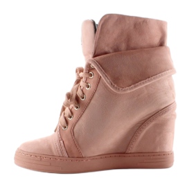 Wildlederturnschuhe B12-22 Rosa 1