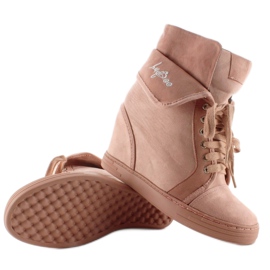 Wildlederturnschuhe B12-22 Rosa 2