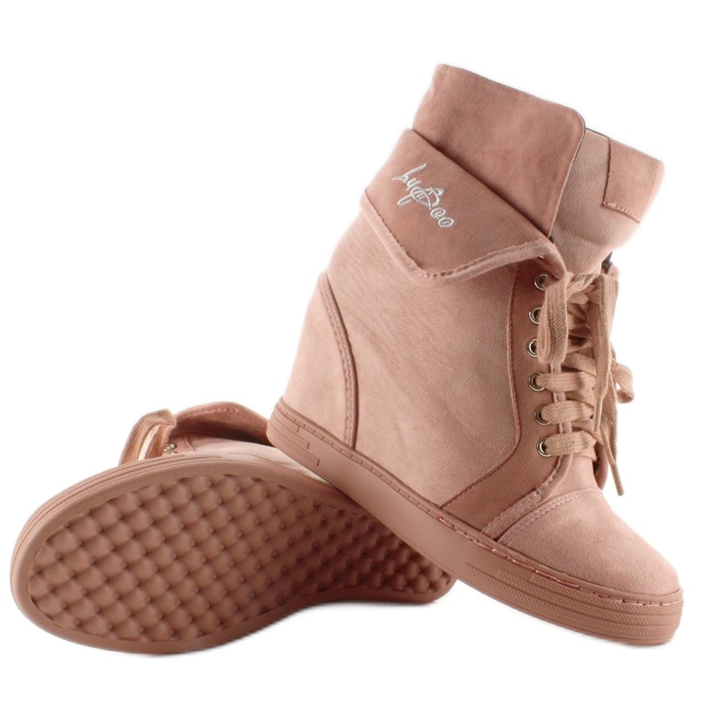 Wildlederturnschuhe B12-22 Rosa 2