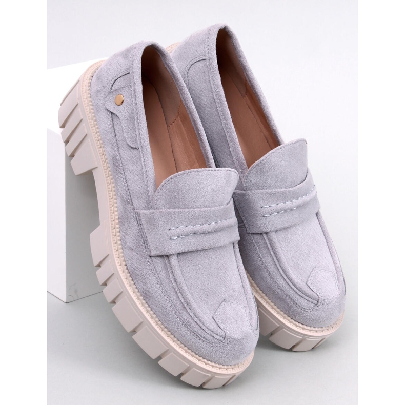 Plateau-Loafer von Chandra L.GREY grau 1