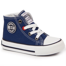 Kinderturnschuhe mit Knöchel, Marineblau Big Star HH374085 navy blau 1