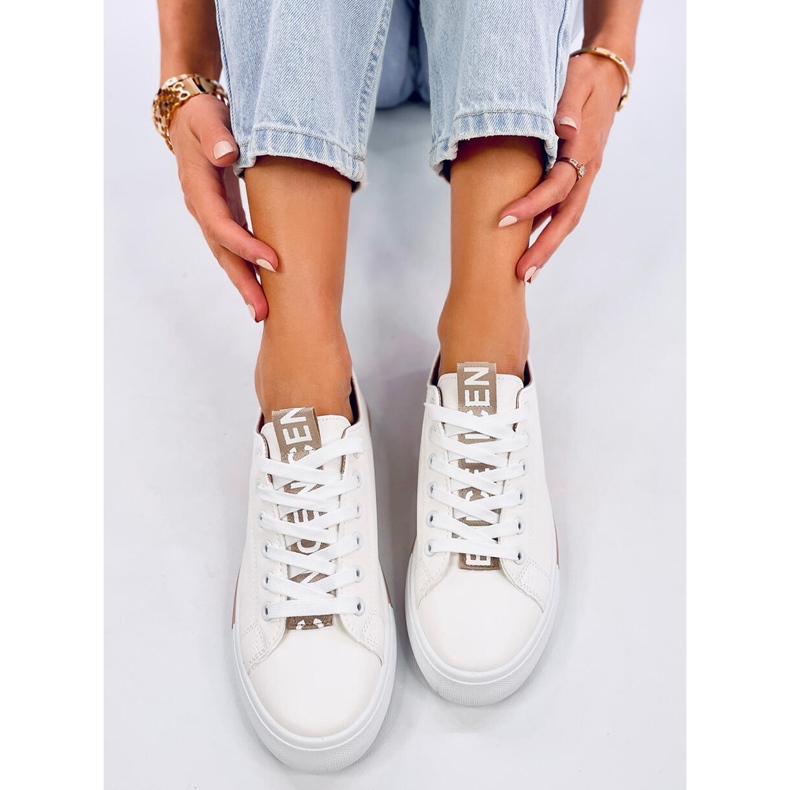 Monae Champagne Damenturnschuhe weiß 1