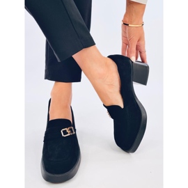 Corinai Schwarze Slipper mit hohen Absätzen 2