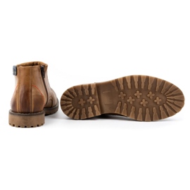 Olivier Isolierte Herrenstiefel 815 rot braun 4