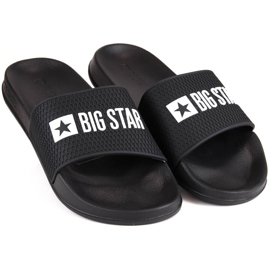 Schwarze Herren-Sport-Flip-Flops Big Star JJ174505 1