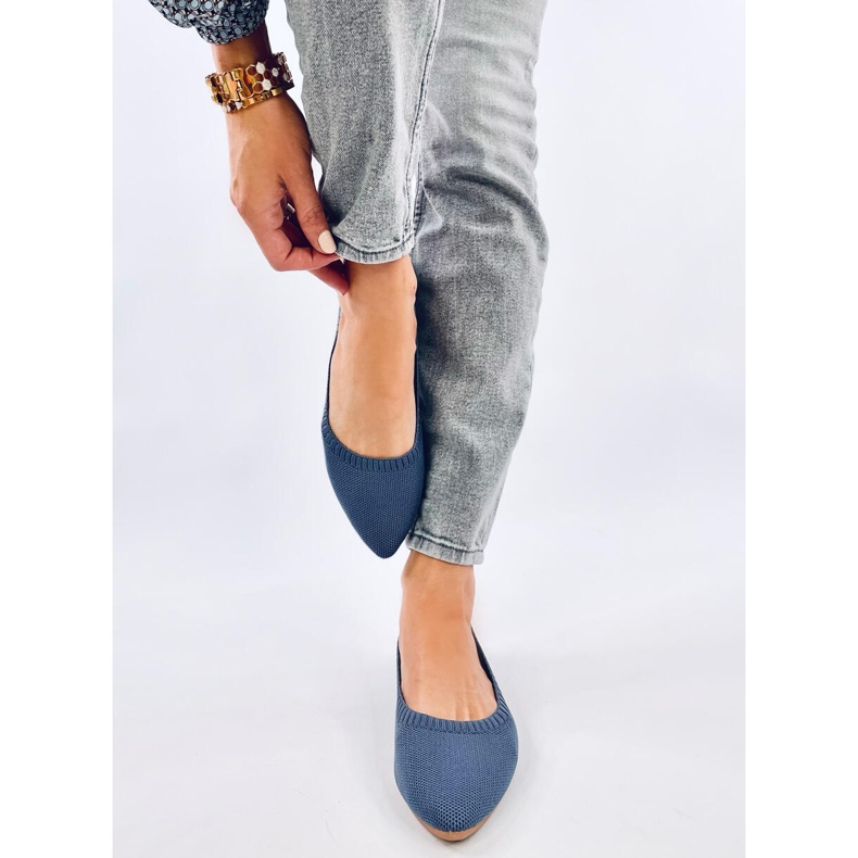 Blaue durchbrochene Ballerinas von Kreiss 1