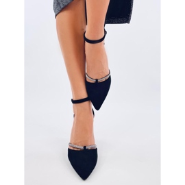 Ingrid Schwarze Pumps mit hohen Absätzen und Strasssteinen 1