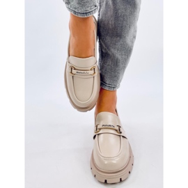 Emina Beige Plateau-Loafer 1
