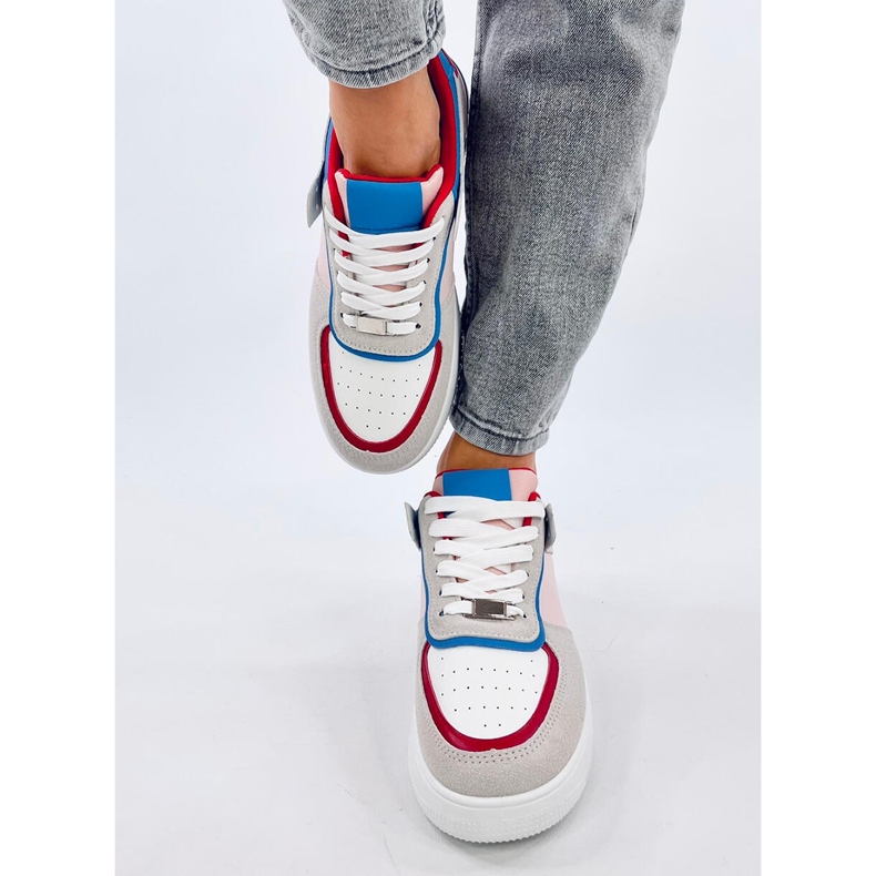 Bunte Adames-Sneaker in Rot 1