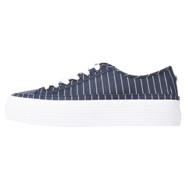 Tommy Hilfiger Essential Stripe Sneaker W FW0FW06530 Schuhe blau 1