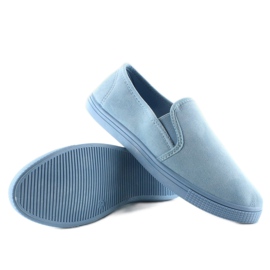 Weiche Slip-On-Sneakers JX40P L. Blau 2