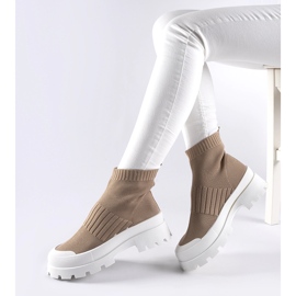 Braune Sneakers mit flexiblem Obermaterial Varden 2