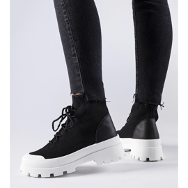 Schwarze High-Top-Sneaker von Éric 1