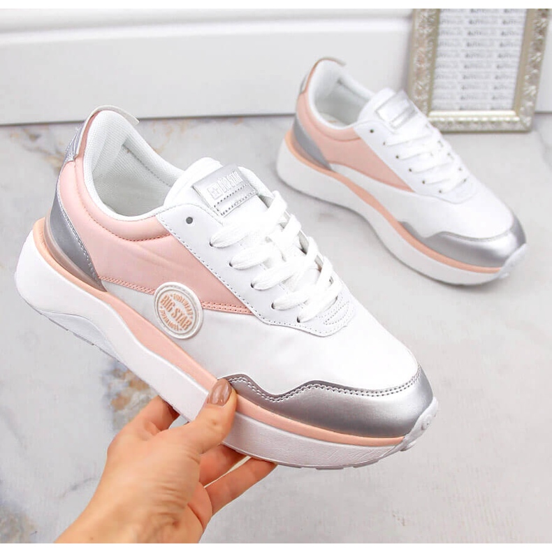 Mehrfarbige Plateau-Sportschuhe für Damen Big Star JJ274A015 2