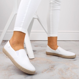 Damen Espadrilles zum Hineinschlüpfen weiß Big Star DD274015 2