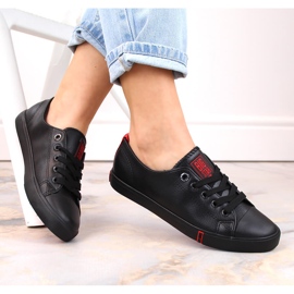 Niedriges Öko-Leder schwarz Big Star GG274007 2