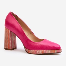Laura Messi 2746 Rosa Pumps mit hohen Absätzen 2