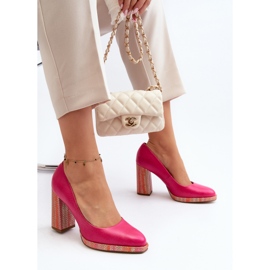 Laura Messi 2746 Rosa Pumps mit hohen Absätzen 1