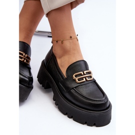 Zazoo 20164 Damen-Loafer aus Naturleder, Schwarz 1