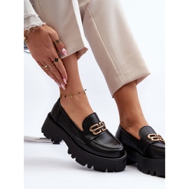 Zazoo 20164 Damen-Loafer aus Naturleder, Schwarz 2